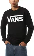 Bluzy męskie - Vans bluza męska CLASSIC CREW II Black/White - miniaturka - grafika 1