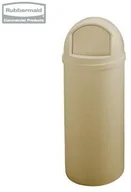 Kosze na śmieci - Rubbermaid Kosz Marshal 56,8L beige SKLEP FG816088BEIG - miniaturka - grafika 1