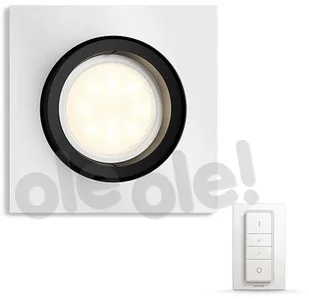 PHILIPS HUE MILLISKIN OCZKO WPUSZCZANE LED HUE + PRZYCIEMNIACZ 50421/48/P7 PHILIPS 50421/48/P7 - Lampy sufitowe - miniaturka - grafika 6