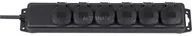 Przedłużacze i rozgałęźniki - Brennenstuhl 1159970 rozgałęziacz 2 m 6 Gniazdo(a) sieciowe Czarny, Listwa zasilająca - miniaturka - grafika 1