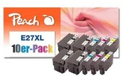 Tusze zamienniki - Peach Peach Combi-Pack E27XL - Kartridż z tuszem Czarny PI200-468 - miniaturka - grafika 1