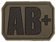 Odzież taktyczna i umundurowanie - Mil-Tec Emblemat z grupą krwi AB+ olive (16831501) 16831501 - miniaturka - grafika 1