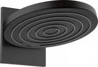 Deszczownice - Hansgrohe 24150670 Pulsify Głowica prysznicowa 260 2jet z przyłączem ściennym czarny matowy - miniaturka - grafika 1