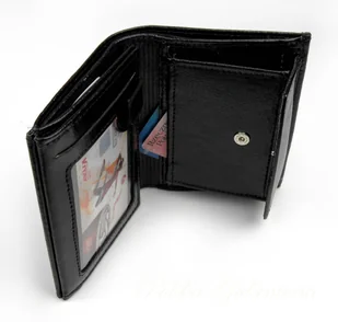 Sara Portfel Męski Skórzany (PL) Skóra Licowa Duży Pionowy Bez Zapięcia I Z Zapięciem Wewnątrz Dwa Skrzydełka - Portfele - miniaturka - grafika 2