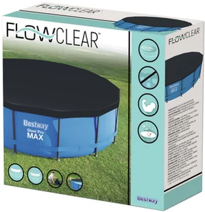 Bestway Pokrywa na basen Flowclear, 457 cm vidaXL - Akcesoria do basenów - miniaturka - grafika 8