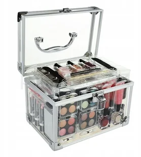 Makeup Trading Schmink Set Transparent W Kosmetyki Zestaw kosmetyków Complet Make Up Palette 19064 - Zestawy kosmetyków damskich - miniaturka - grafika 3