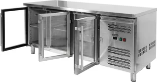 Yato STÓŁ CHŁODNICZY 417L 3 DRZWI PRZESZKLONY YG-05257 - Szafy i witryny chłodnicze - miniaturka - grafika 3