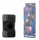 Ściągacze i opaski sportowe - Stabilizator Na Kolano orteza neoprenowa na rzep - miniaturka - grafika 1