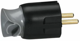 Legrand Wtyczka 2P+Z 16A obrotowa czarna 50173 - Kostki, złączki, wtyczki - miniaturka - grafika 2