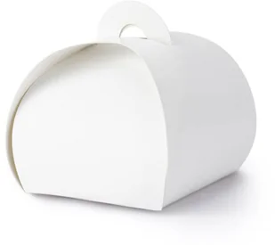 PartyDeco Pudełeczka, biały, 6x6x5,5cm PUDP23-008 - Pudełka i szkatułki - miniaturka - grafika 5