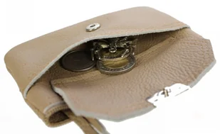 Elkor (PL) Etui Na Klucze Skórzane Skóra Naturalna Kluczówka - Portfele - miniaturka - grafika 3