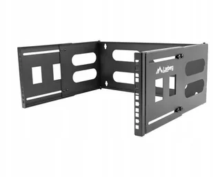Lanberg RAMA WISZĄCA ROZKŁADANA 19&quot 4U 497X400/240 CZARNA FB01-5404-10B - Szafy rack - miniaturka - grafika 3