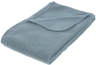 Koce - Atmosphera Pled wykonany z tkaniny polarowej granatowy koc idealny do narzucenia na ramiona 150 x 125 cm B01C81AKU8 - miniaturka - grafika 1