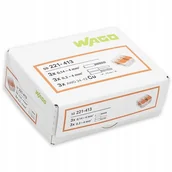 Kostki, złączki, wtyczki - Wago Szybkozłączka uniwersalna 3x4 opak 50 szt. - miniaturka - grafika 1