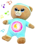 Maskotki i pluszaki - Teddies Miś usypiaczek 32 cm z lampką i dźwiękami niebieski - miniaturka - grafika 1