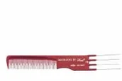 Grzebienie fryzjerskie - KREST G3 grzebień do tapirowania z widełkami plastikowymi - miniaturka - grafika 1