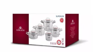 Gerlach Superior - 10 elementów - Zestawy garnków i patelni - miniaturka - grafika 6