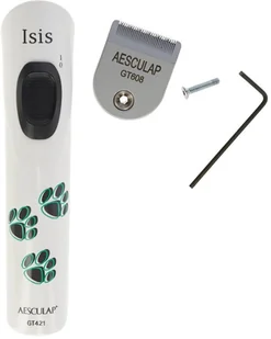 AESCULAP AESCULAP Maszynka do strzyżenia Aesculap Isis akumulatorowa biała GT421 - Maszynki i nożyczki dla psów - miniaturka - grafika 3