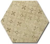 Płytki ceramiczne - Equipe Hexatile Cement Garden Sand 17,5x20 - miniaturka - grafika 1