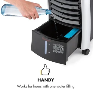 Wentylator Klarstein Maxfresh BK Wentylator Schładzacz powietrza 6L 65W Pilot 2 x pakiet lo ACO6-Maxfresh-B - Wentylatory - miniaturka - grafika 6