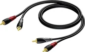 Kable - Procab Kabel RCA Cinch x2 RCA Cinch x2 5m czarny CLA800/5 CLA800/5 - miniaturka - grafika 1