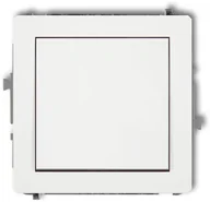 Wyłączniki światła i elektryczne - Karlik Łącznik pojedynczy DECO Biały DR-3 - miniaturka - grafika 1