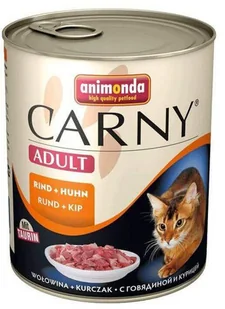 Animonda Carny Dorosłe Wołowina + Kurczak Puszka 800g 9743 - Mokra karma dla kotów - miniaturka - grafika 3