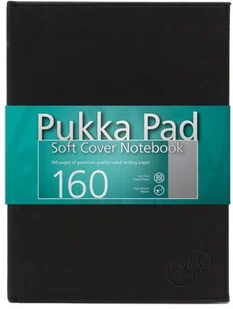 Pukka Pad Notatnik z serii soft cover B5 czarny 6874-SCN SQ PADS - Szkolne artykuły papiernicze - miniaturka - grafika 2