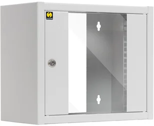 NetRack Szafa wisząca 10" (6U/300mm, popiel, drzwi przeszklone) 010-060-300-011, 10-121-1 - Szafy rack - miniaturka - grafika 2