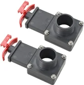 Akcesoria do basenów - vidaXL Zasuwowy zawór basenowy, 2 szt., 1,5" - miniaturka - grafika 1