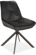 Krzesła - Signal Krzesło BOOGIE I VELVET Czarny BOOGIEIVCC - miniaturka - grafika 1