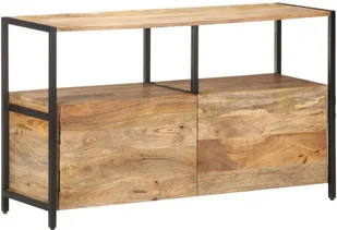 vidaXL Szafka, 110x35x65 cm, lite drewno mango 320918 - Szafki do salonu - miniaturka - grafika 16