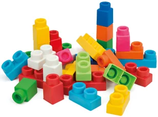 Clementoni CLEMMY PLUS Zestaw Klocków 30 elementów w woreczku 18 m+ CLE14879 - Klocki - miniaturka - grafika 5