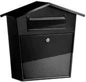 Dekoracje domu - Premier Housewares Premier housewares skrzynka na listy 37 x 38 x 14 cm czarna 1700016 - miniaturka - grafika 1