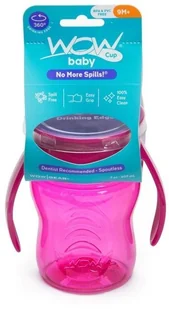 WOW WOW CUP 360 różowy przejściowy kubek treningowy 207 ml - Kubki dla dzieci - miniaturka - grafika 2