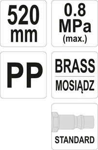 Yato 520MM YT-23733 - Pistolety malarskie - miniaturka - grafika 3