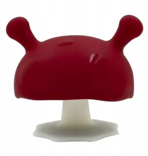 Mombella Gryzak Mushroom Chimney Red - Gryzaki dla dzieci - miniaturka - grafika 5