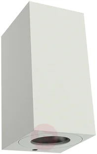Nordlux Kinkiet zewnętrzny Canto Maxi Kubi 2 49731001 biała oprawa ścienna w uniwersalnym stylu 49731001 - Lampy ogrodowe Nordlux Kinkiet zewnętrzny Canto Maxi Kubi 2 49731001 biała oprawa ścienna w uniwersalnym stylu 49731001 - Lampy ogrodowe - miniaturka - grafika 2