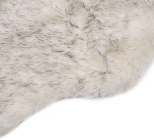 vidaXL Dywanik, 60 x 90 cm, sztuczna owcza skóra, szary melanż 284714 - Dywaniki łazienkowe - miniaturka - grafika 3