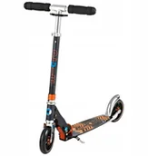 Hulajnogi - Micro hulajnoga Speed+ Plus Black-orange Czarna - miniaturka - grafika 1