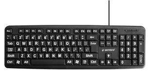Gembird Standardowa USB dla seniora (KB-US-103) - Klawiatury - miniaturka - grafika 2