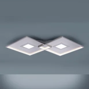 Paul Neuhaus Lampa sufitowa LED Amara, dwa kwadraty, srebrna - Lampy sufitowe - miniaturka - grafika 3