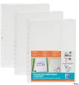 Teczki i skoroszyty - Elba Teczki kopertowe z perforacją przezr.bezb.A4 6szt 400099575 - miniaturka - grafika 1