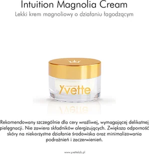 Yvette Lekki łagodzący krem magnoliowy dla cery wrażliwej, alergicznej 50 ml - Kremy do twarzy - miniaturka - grafika 2