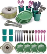 Zabawki AGD - Dantoy Green Bean Zestaw obiadowy z recyklingu - miniaturka - grafika 1