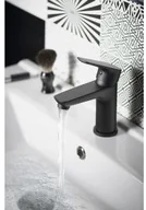 Baterie umywalkowe - Aqualine LOTTA bateria umywalkowa bez odpływu czarny LT602B - miniaturka - grafika 1