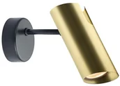 Lampy ścienne - Light Prestige Nowoczesny kinkiet Futuro złoty/czarny LP-17001/1W GD/BK-0 - miniaturka - grafika 1