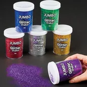 Taśmy klejące - Baker Ross duży brokat (6 sztuk) - miniaturka - grafika 1