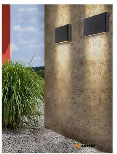 Azzardo Kinkiet LAMPA ścienna CREMONA S MAX-1015S-WH metalowa OPRAWA prostokątna LED 6W do łazienki IP54 biała - Lampy ścienne - miniaturka - grafika 3