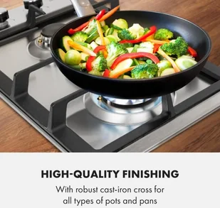 Płyta gazowa do zabudowy Klarstein DSM-IgnitoDom-SS - Płyty gazowe do zabudowy Płyta gazowa do zabudowy Klarstein DSM-IgnitoDom-SS - Płyty gazowe do zabudowy - miniaturka - grafika 7